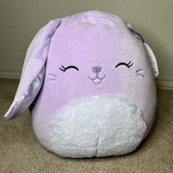 New 12” Bubbles the Bunny Squishmallows - Picture 10 of 12